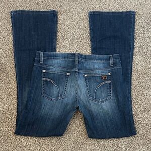 Joe's Jeans Dark Blue Boot Cut Flair Denim